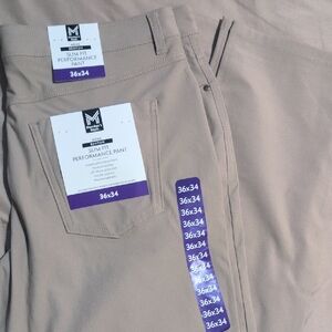 Men's Slim Fit Performance Pants - Taupe